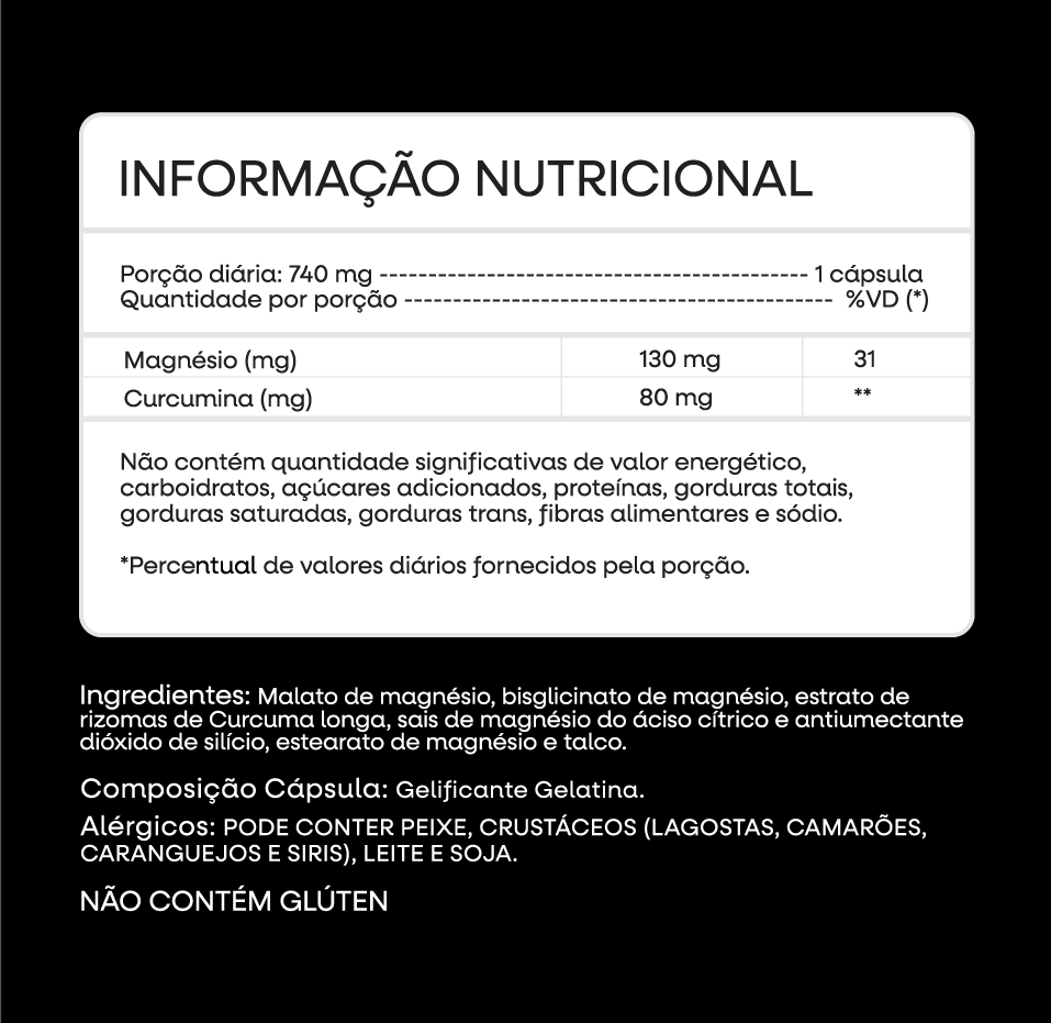 Trimagnésio com Curcumina