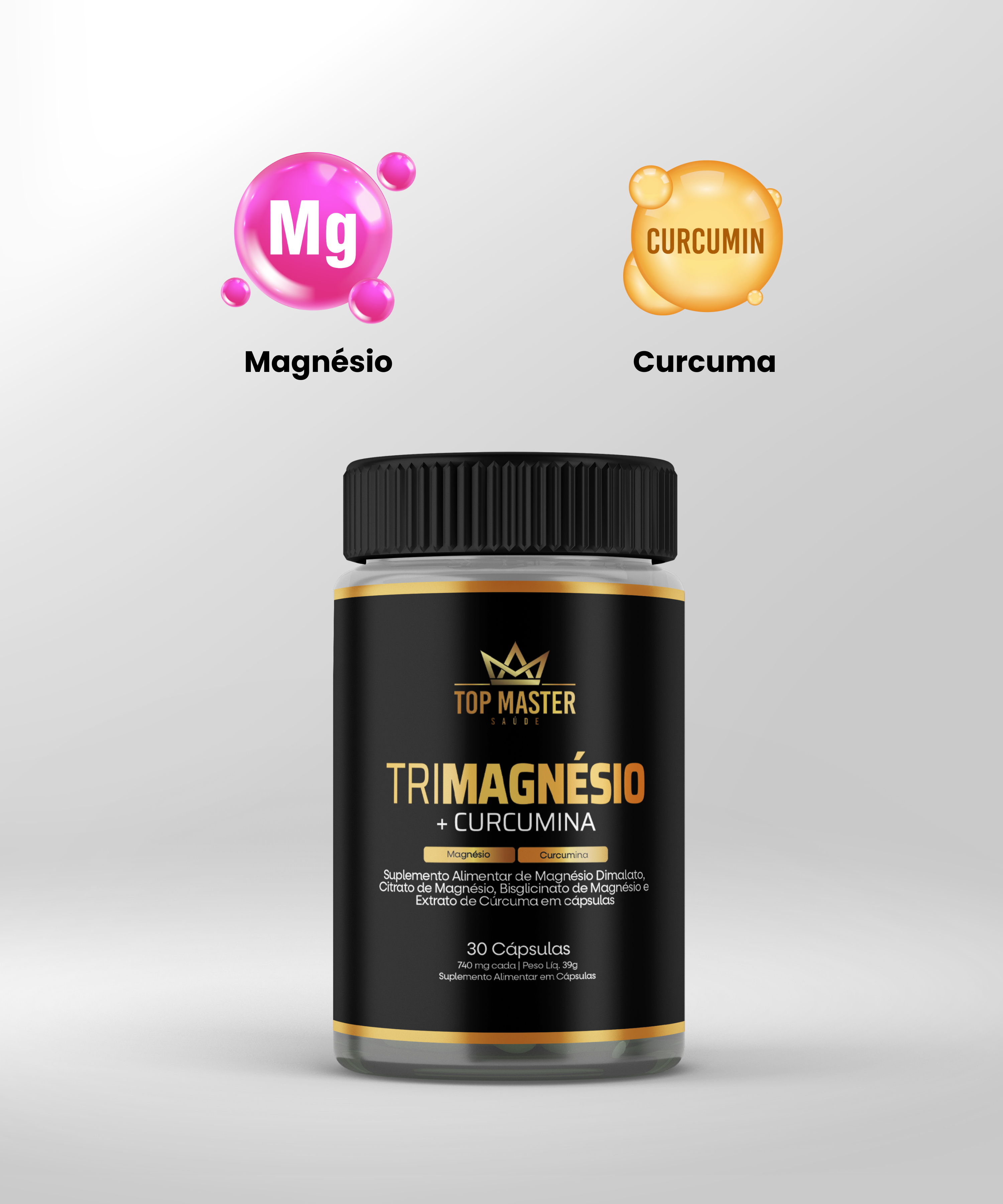Trimagnésio com Curcumina
